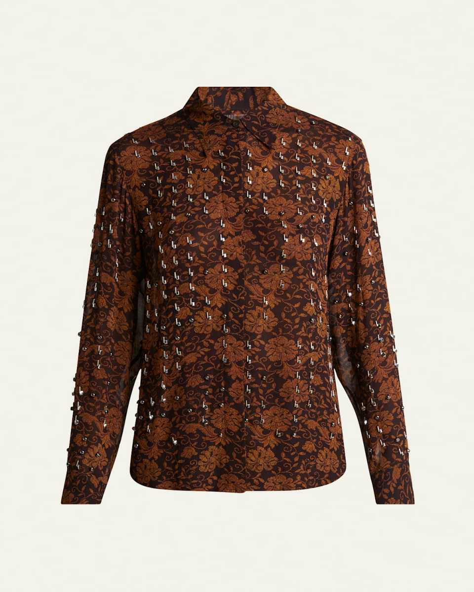 Chowy Embellished Button-Down Shirt